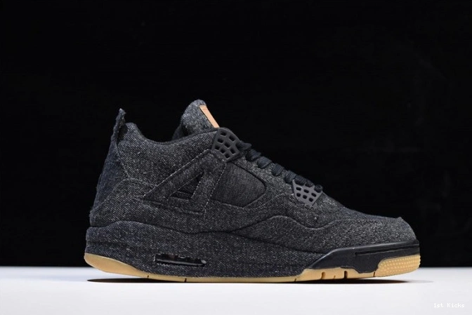 'black' x Jordan Air Levi's 4 BestValue 1062 AO2571- 0112